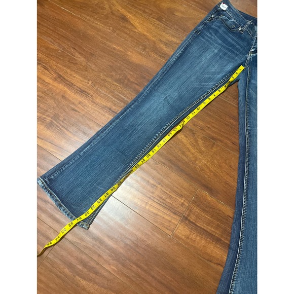 Seven 7 stylish jeans with rhinestone button Sz 8 - Picture 5 of 6